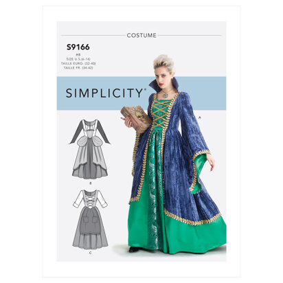Simplicity Misses' Costumes S9166 - Sewing Pattern