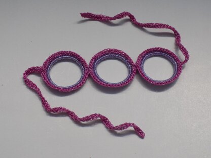 Crochet Rings Bracelet