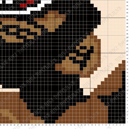Felix The Cat Throw Blanket C2C Crochet Pattern