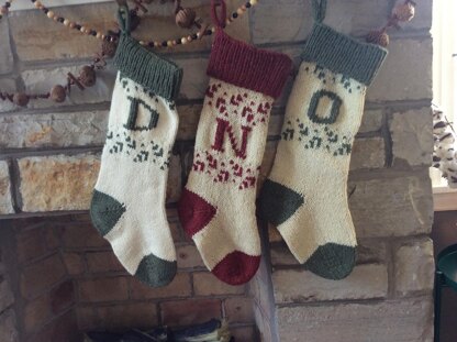 Monogrammed Christmas Stockings