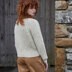 Cropped Cardigan with Deep Rib -  Knitting Pattern for Women in Debbie Bliss British Wool Aran by Debbie Bliss