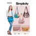 Simplicity Slouch Bags, Purse Organizer and Cosmetic Case S9563 - Paper Pattern, Size OS (One Size Only)