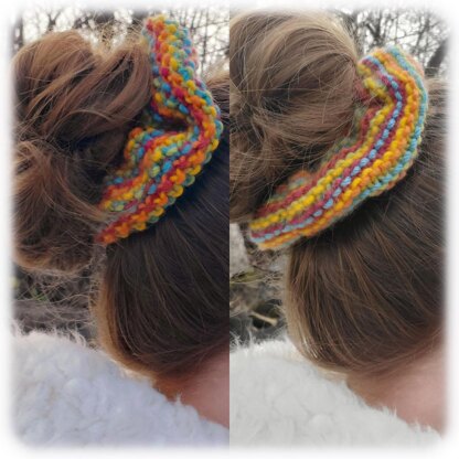 Rainbow Scrunchies