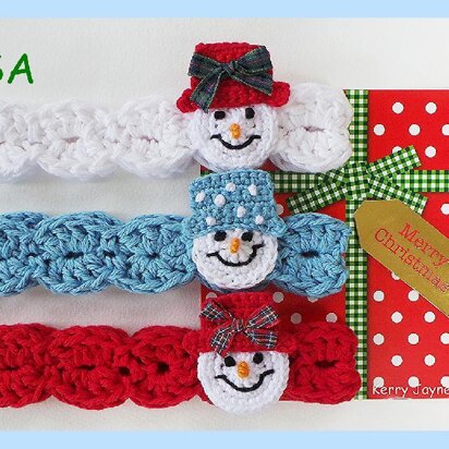 Snowman Headband Pattern USA