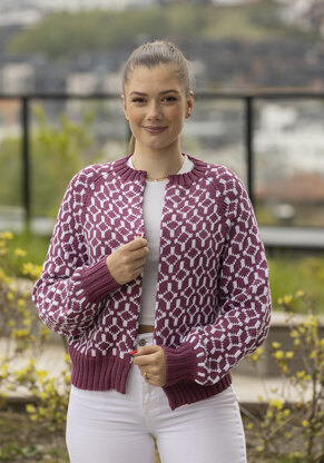 Supporter Cardigan in Viking Of Norway - UK-2322-6 - Downloadable PDF