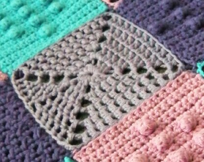 Stitch Pattern Sampler Blanket