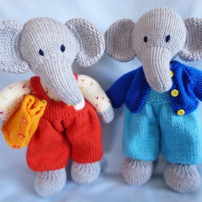 Little Dazzler Elephant: Edwin - knitting pattern