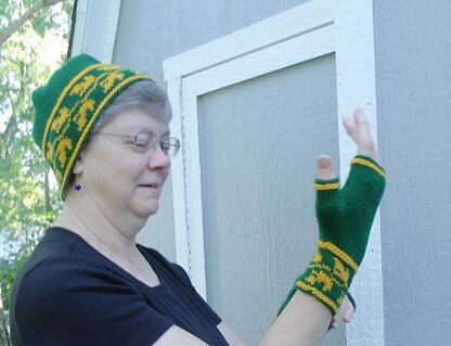 Leaf Cuff Mitts