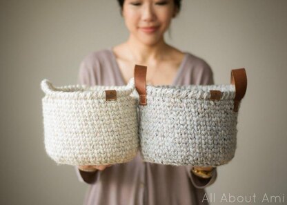 Waistcoat Crochet Basket