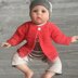 Coral Baby Cardigan