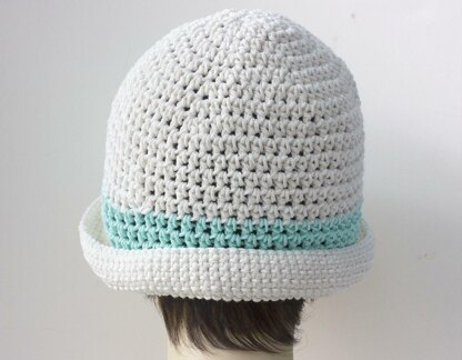 Cotton Sun Hat and Scarf