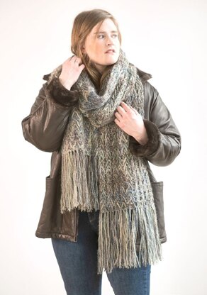 Avoca Scarf in Berroco Tiramisu - Downloadable PDF