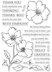 Memory Box Clear Stamps - Wild Rose Stem