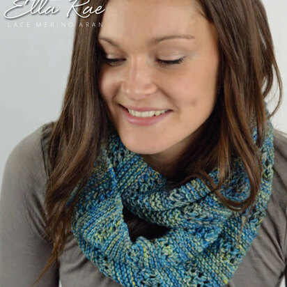 Infinity Scarf in Ella Rae Lace Merino Aran - ER22-01 - Downloadable PDF