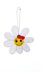 Flower pendant  crochet pattern