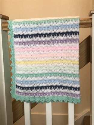 Ice cream baby blanket