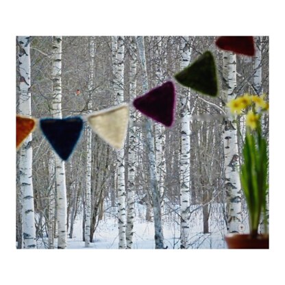 Easter chick and a Small festive garland