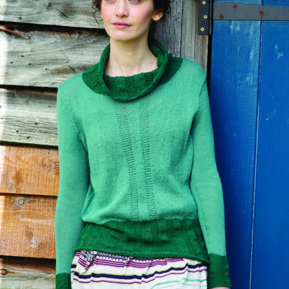Portia Sweater in Artesano Alpaca Silk 4 Ply