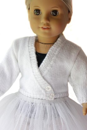 Ballet Sweater for 18 inch Dolls