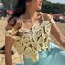 Easy Crochet bralette CROP top