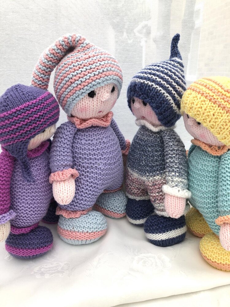 My store knitted doll