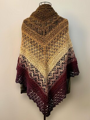 Triangular Scarf "Rhytia"