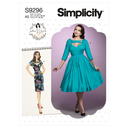 S9329, Simplicity Sewing Pattern Misses' Dress in Two Lengths