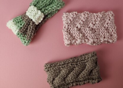 3 Super Chunky Headbands