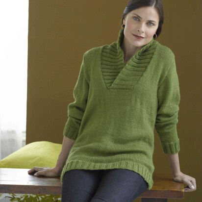 Newcastle Pullover in Lion Brand Wool-Ease - 90102AD