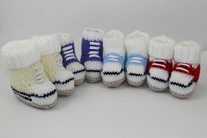 Chunky Baby Basketball Booties