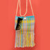 Fun Fringed Bag - Free Knitting Pattern in Paintbox Yarns 100% Wool Worsted - Downloadable PDF