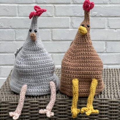 Large chicken doorstop