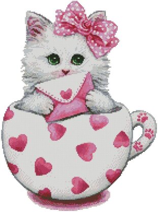 Valentine Kitty Cup - #11895-KH