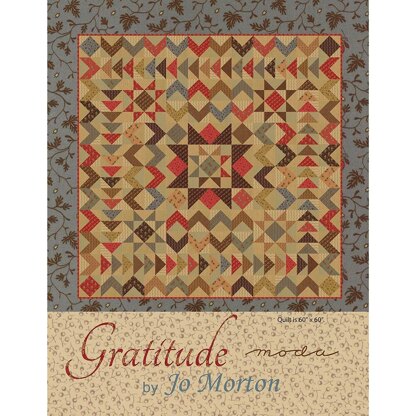 Moda Fabrics Gratitude Quilt - Downloadable PDF