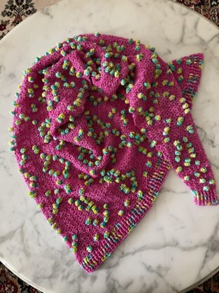 Playful Popcorn Scarf