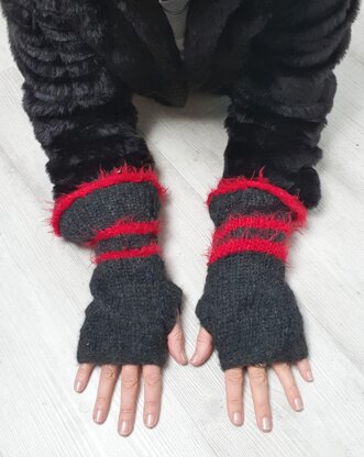 Simple Stripe Wrist and Ear Warmer