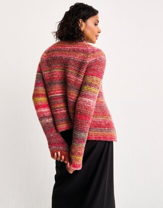 Real Gem Jacket Knitting Pattern in Sirdar Jewelspun With Wool Chunky - Downloadable PDF