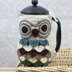 Crochet pattern-Owl Coffee Press,Teapot, Mug, Egg Cozies  #249