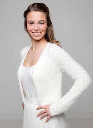 Cozy knit cardigan wedding