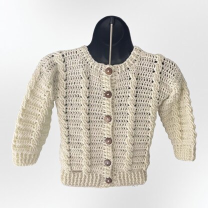 Lola Cabled Cardigan 3 to 10 Years