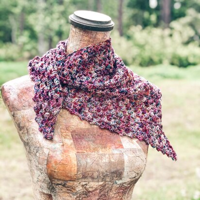 Rainbow Mountain Shawl