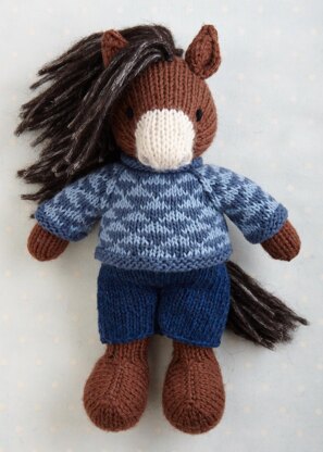 Horse/donkey/unicorn in a sweater