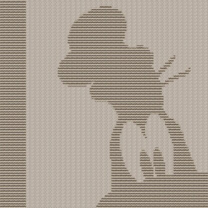 Goofy Baby Blanket Knitting Pattern