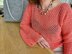 Fishnet shirt Peach