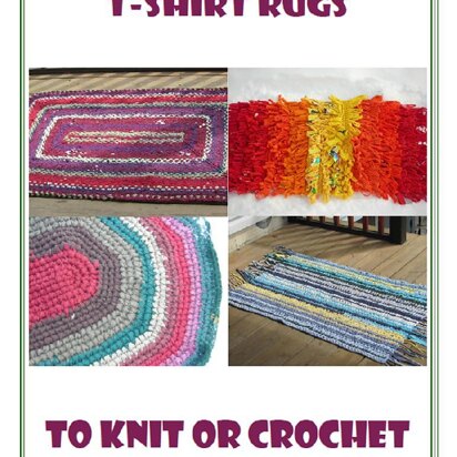 T-shirt rugs to knit or crochet