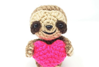 Valentine the Sloth Amigurumi