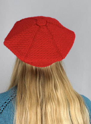 Brilliant Beret - Free Hat Crochet Pattern for Women in Paintbox Yarns Simply DK by Paintbox Yarns