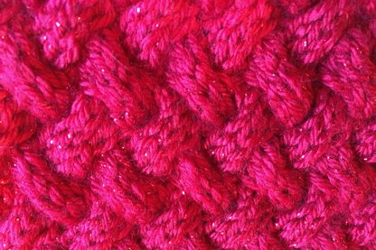 Sparkling Basketweave Neckwarmer