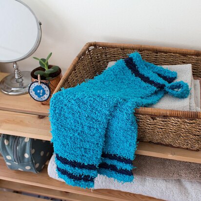 Ripple Hand-towel - knitting pattern