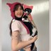 Cat hat for cat with kitty ears